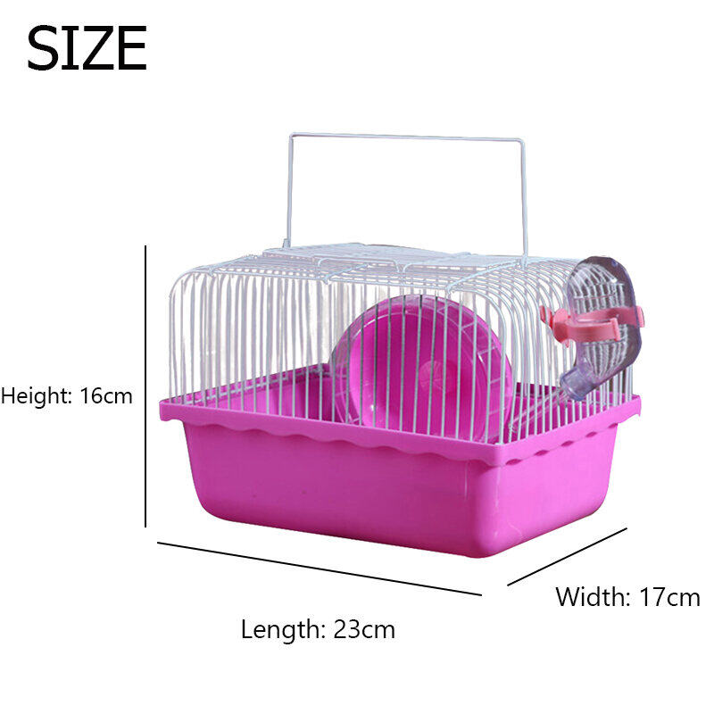 Teeker Gerbil and Hamster Cage Base Promotes Instinctual Burrowing While Containing Litter and Debris Includes ALL Accessories and Play Tunnels