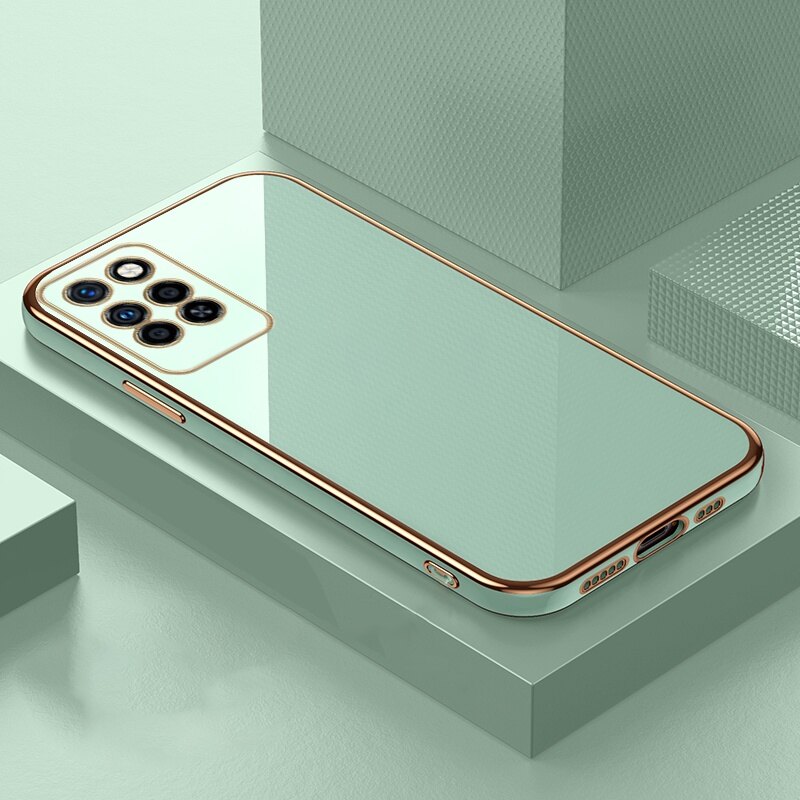 For infinix Note 10 Pro Case Shockproof Soft Silicone Electroplating Back Cover Case infinix Note10 Pro Phone Casing