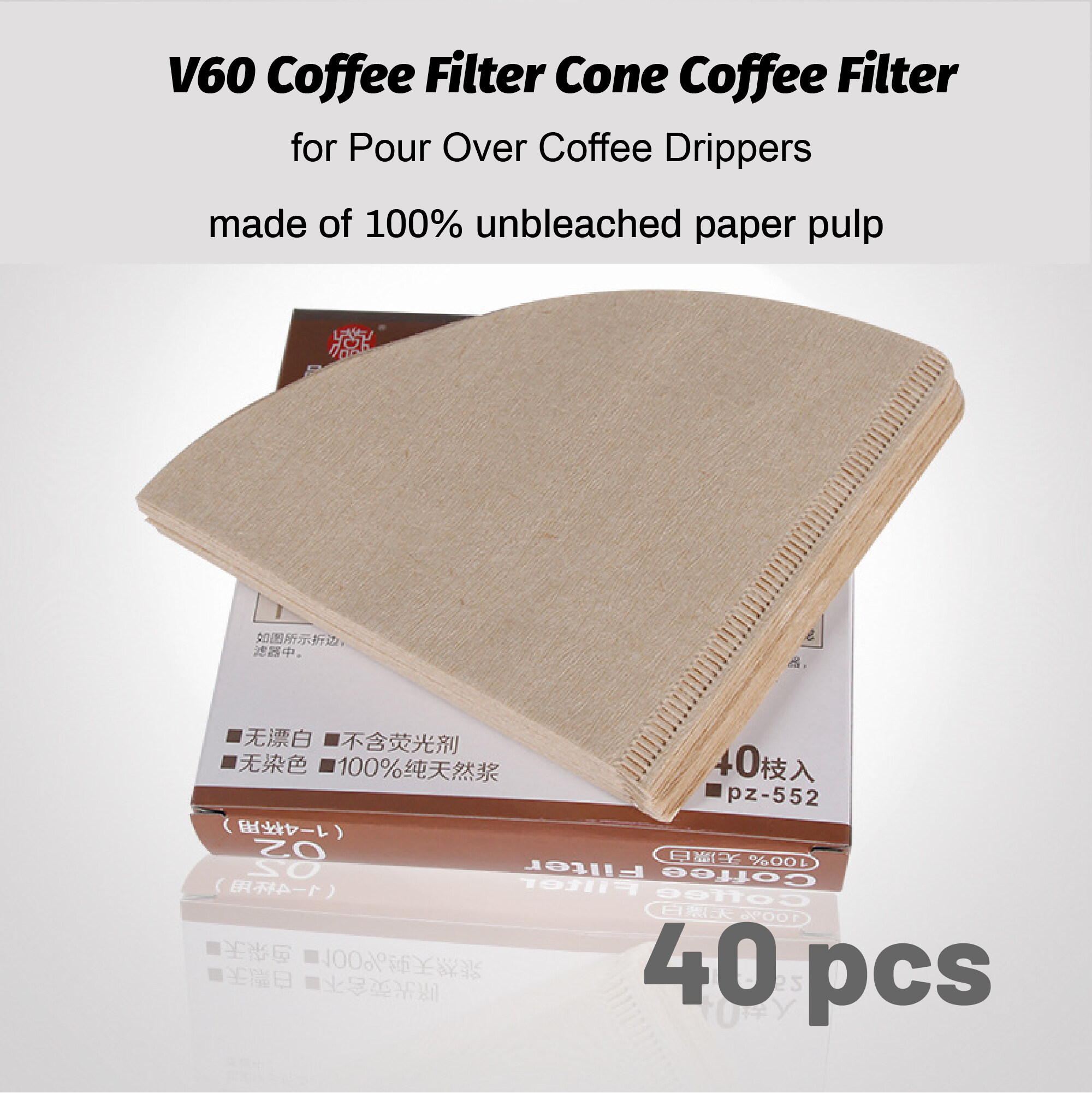 NEOUZA Pour Over Cone Coffee Maker, Resin Coffee Dripper, Size 01/02, 2