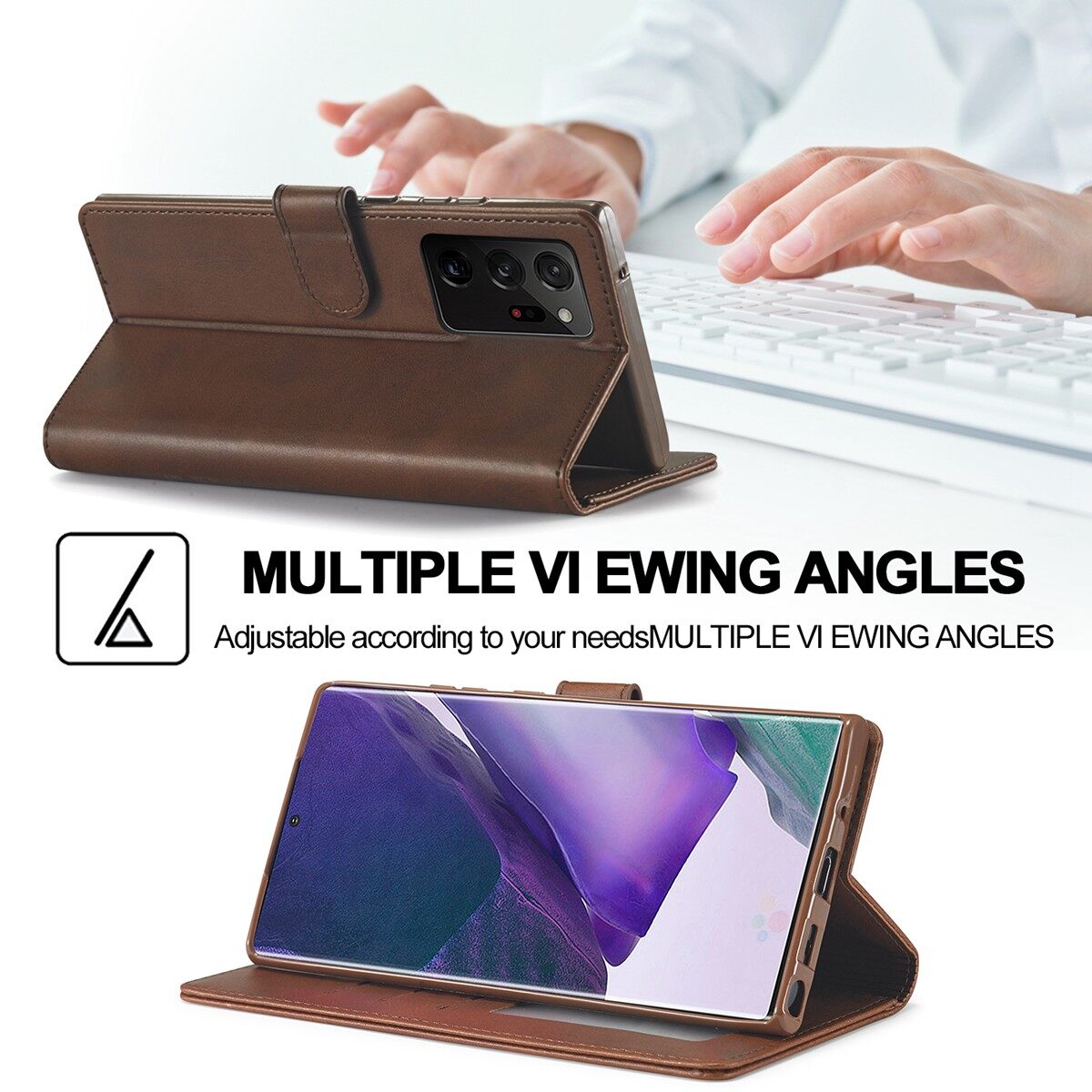 Ốp Điện Thoại Ultra Cho Samsung Note 8 / Note 9 / Note 10 / Note 10 Plus / Note 20 / Note 20, Bao Da Nắp Gập Ví Có Khe Cắm Thẻ