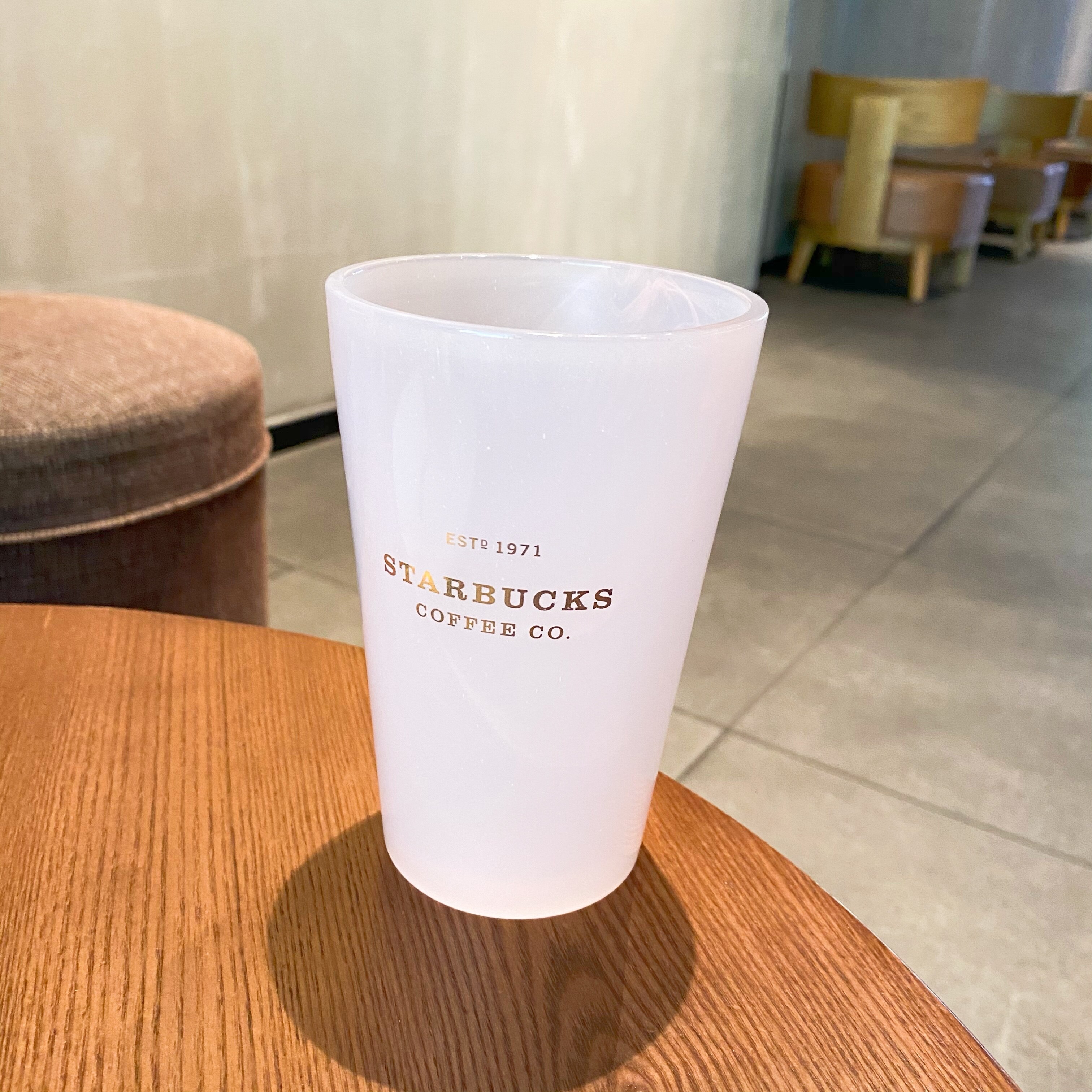 Cốc starbuck hàn quốc cốc uống nước thủy tinh cẩm thạch màu hồng mùa hoa anh đào 2021, 355ml
