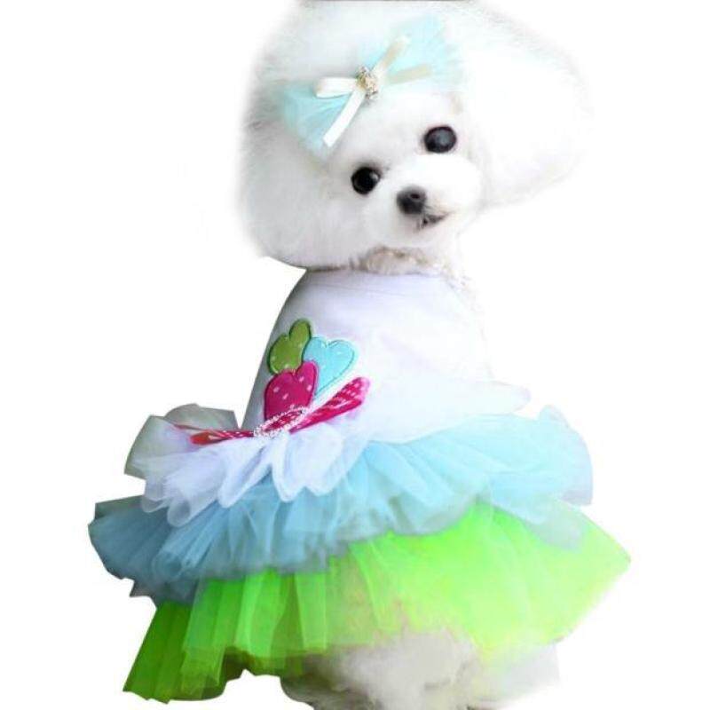 【Pet Shop】 Miễn Phí Vận Chuyển Chó Con Chó Nhỏ Mèo Váy Ren Công Chúa Trang Phục Váy Xòe Trang Phục