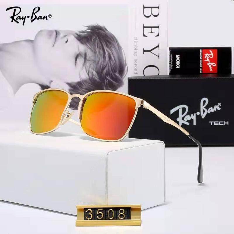 Giá bán Original_RayBen Retro Cổ Điển Xu Hướng Phân Cực Bộ Phim Màu Kính Mát 3508 Tài Xế Lái Xe Hộp Kính Mát Thời Trang Ngoài Trời Giải Trí Kính Mát