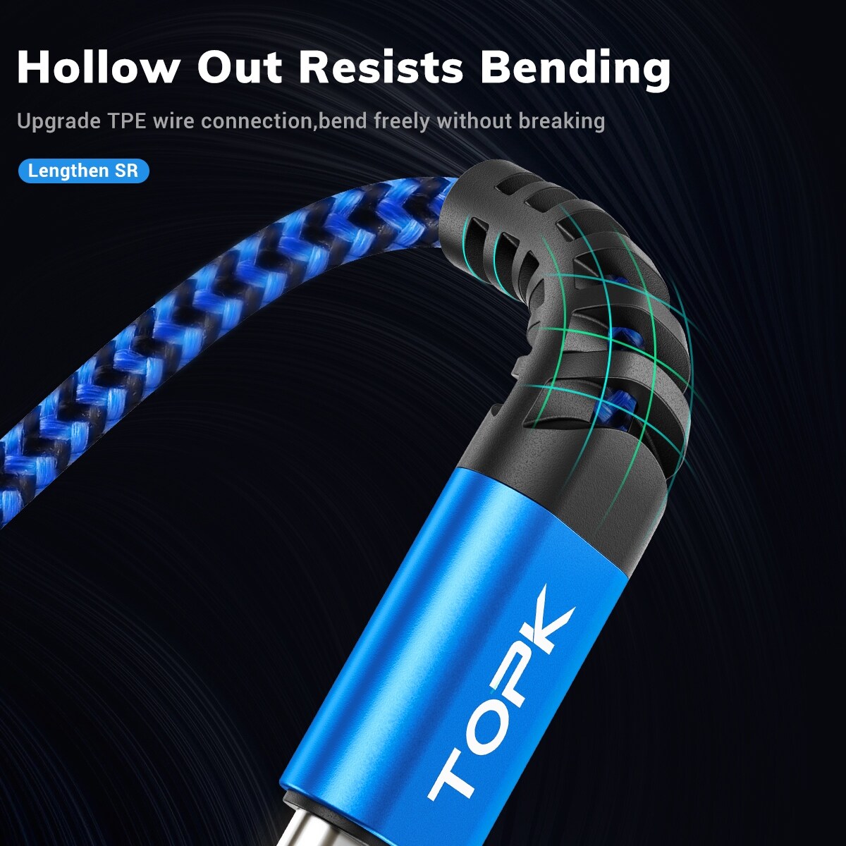 [ELEGANT] TOPK AN24 Micro USB Cable amp; Type C Cable 3A Fast Charging for Samsung Mobile Phone Data Cable Type-C for Xiaomi Redmi Note 8