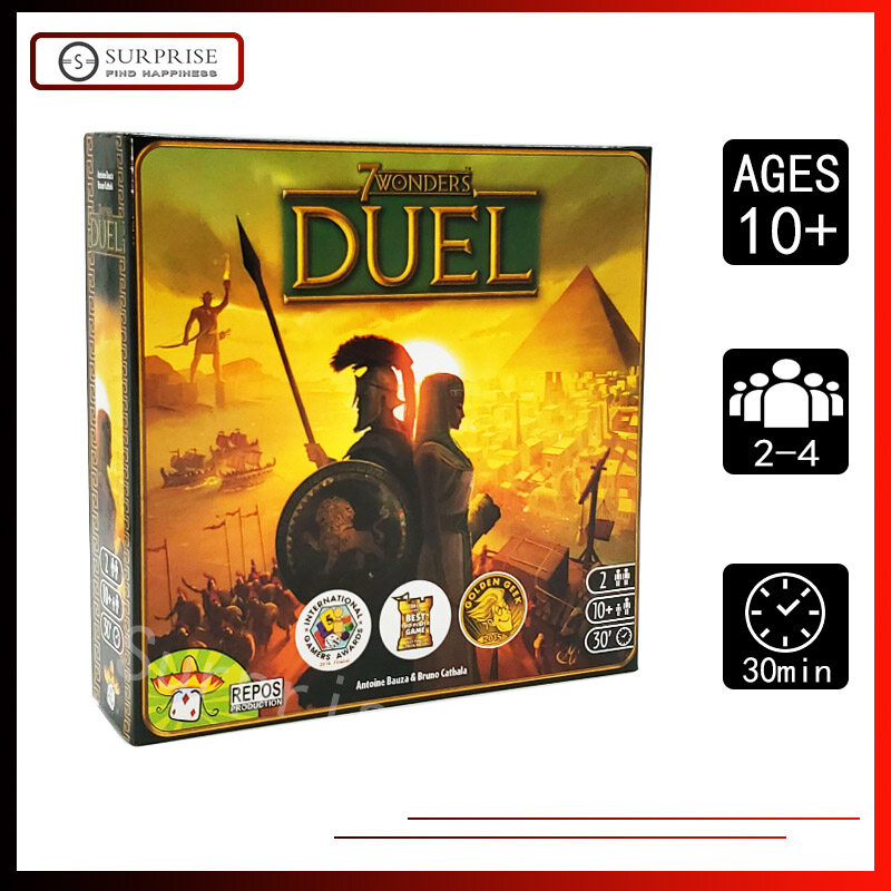 Hot Sale Board Game 7 Wonders Duel Stand Alone 2 Player Board Card Game ...