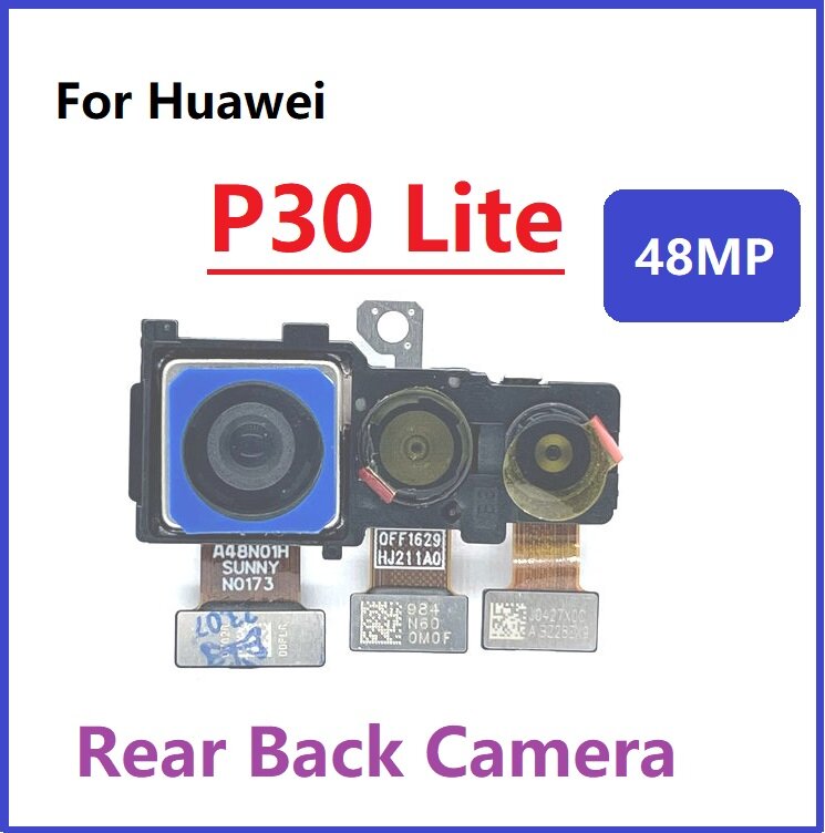 Cho Huawei P30 Lite p30lite phía trước phía sau ban đầu camera phía sau mặt chính mô-đun Máy Ảnh Bộ phận thay thế Flex