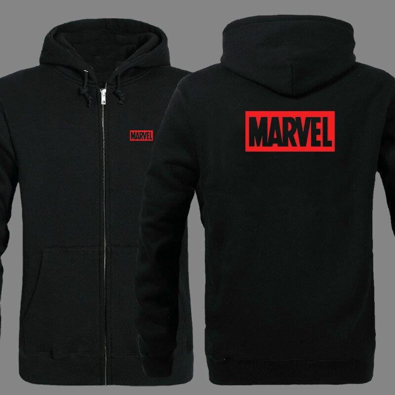 marvel zipper hoodie