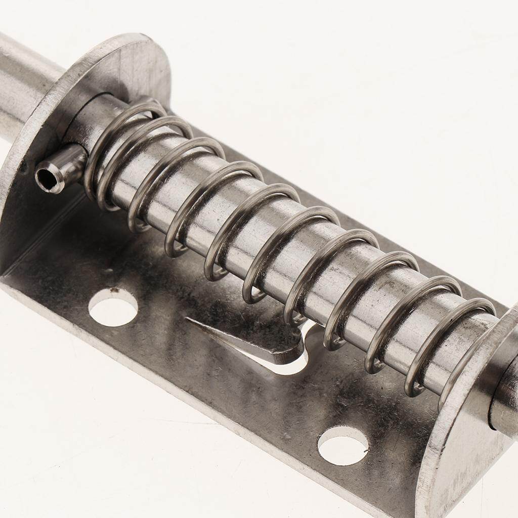 Baoblaze Spring Latch Barrel Bolt Spring Loaded Latch Durable to Use 10mm