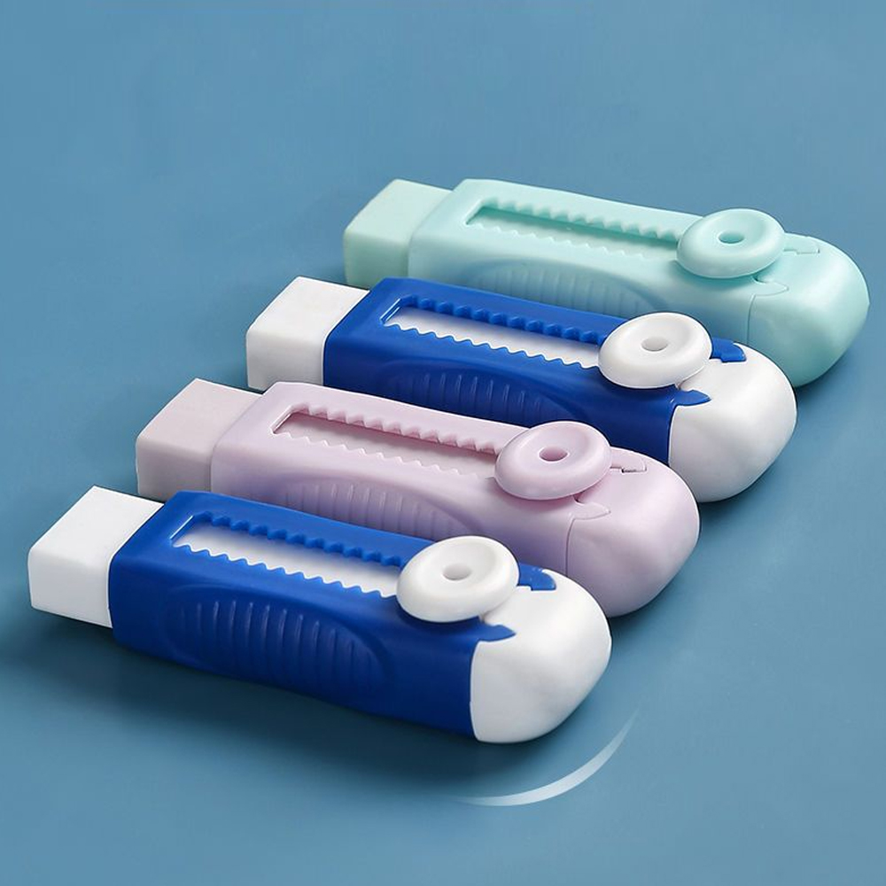 【Free Shipping】Creative Push-pull No Trace Eraser Retractable Art Painting Eraser Student Stationery