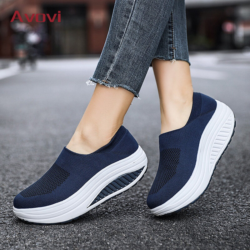slip on sneakers platform