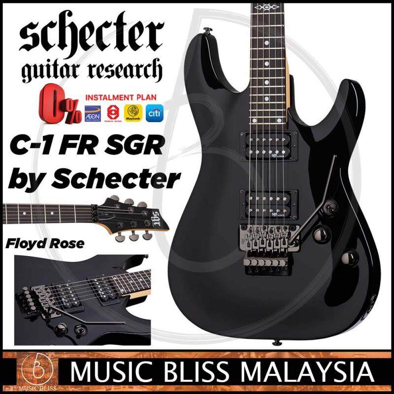 Schecter SGR C-1 with Floyd Rose - Black (C1) Malaysia