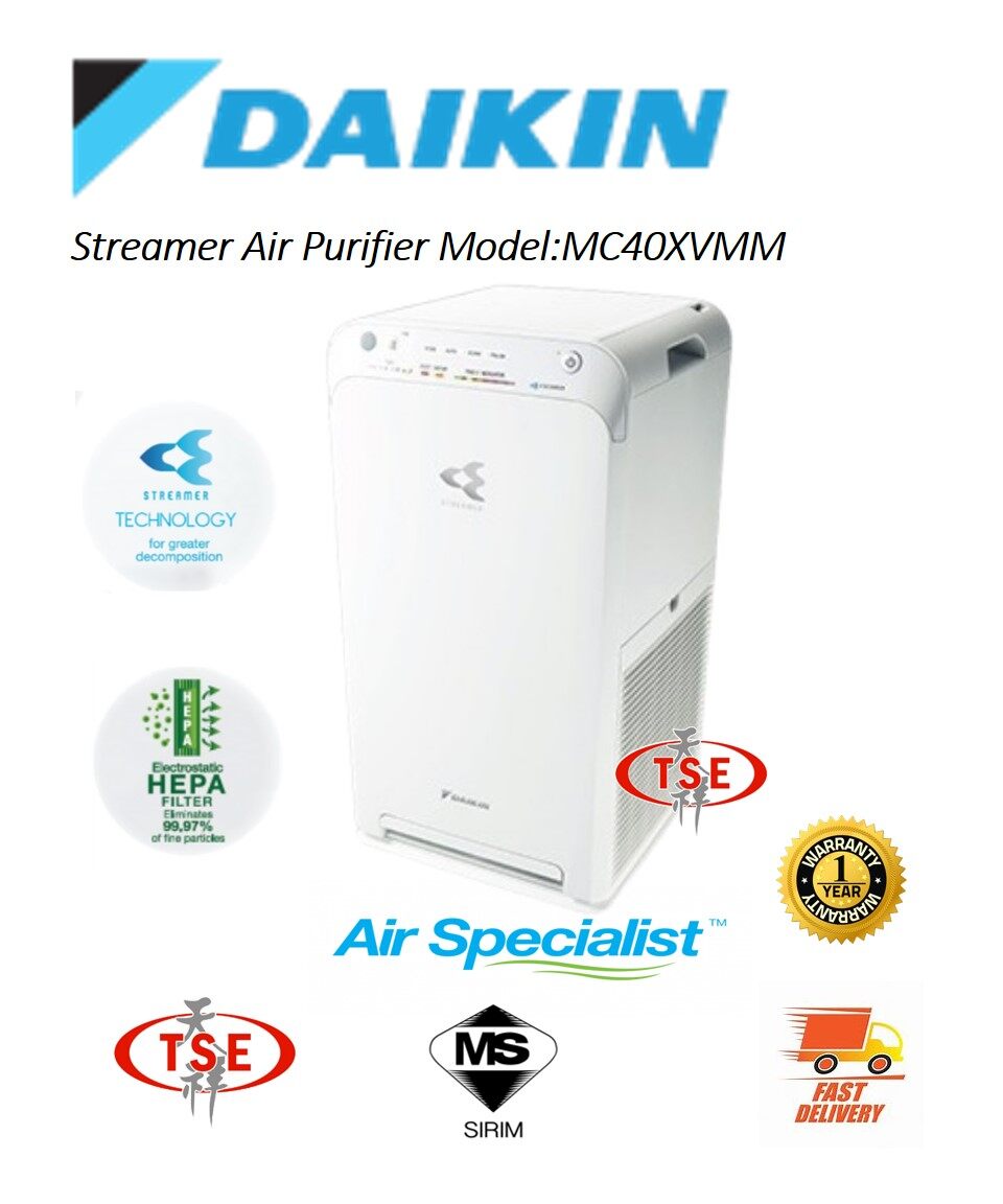 Daikin (MC40XVMM) Streamer Air Purifier Air Cleaner Lazada