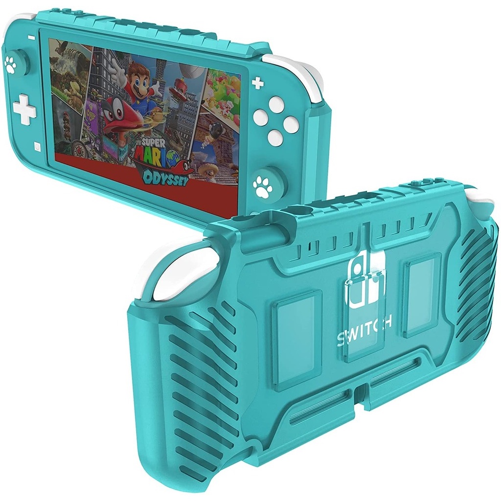 Ốp Bảo Vệ Nintendo Switch Lite, Ốp Tay Cầm Di Động Cho NS Lite Phụ Kiện Có Tay Cầm Thoải Mái & Khe Cắm Thẻ Trò Chơi