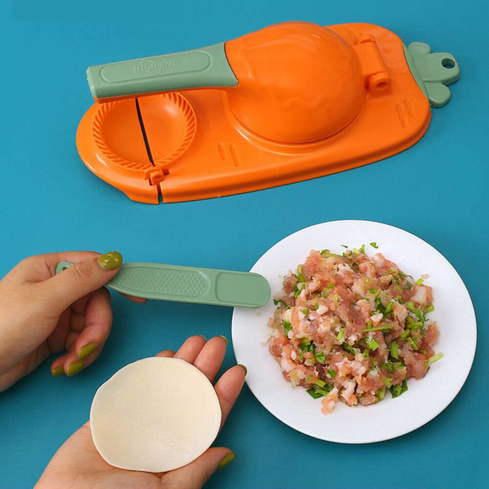 【ypass】【fast delievery+cod】2 in1 Dough Pressing Tool Set Dumpling Maker Mould Manual Press Dumpling Skin Mold Dumpling Mould Baking Portable Dumpling Skin Press Dumpling Wrapper Maker