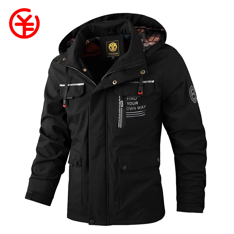 Áo khoác nam Ygtof Nhẹ Mùa xuân mùa thu Áo Khoác Bomber Đội quân quân đội Áo gió mềm Áo Khoác Nam quần áo thể thao thời trang chơi golf