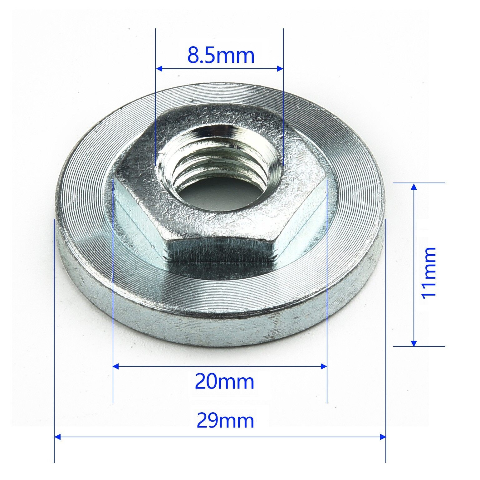 (fast Shipping)2Pcs Hex Nut Set Tools Replacement For Angle Grinder Modification Accessories