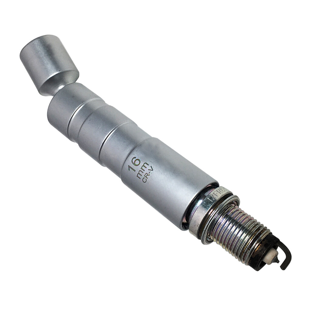Dovewill 16mm Magnetic Thin Wall Swivel Spark Plug Socket Removal Tool 12 Pt 3/8'' Drive