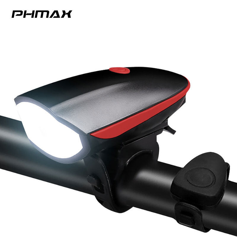 PHMAX Đèn Xe Đạp Đèn Còi Xe Đạp Leo Núi Chống Nước 1200MAh Sạc USB IPX5