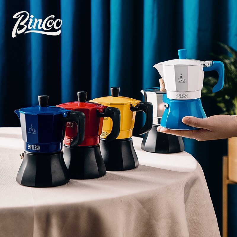 Bincoo Bình Moka Bình Pha Cà Phê Espresso Bình Pha Cà Phê Máy Pha Cà Phê