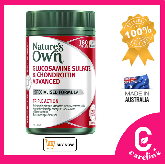 Nature's Own Glucosamine Sulfate & Chondroitin Advanced 180 Tablets