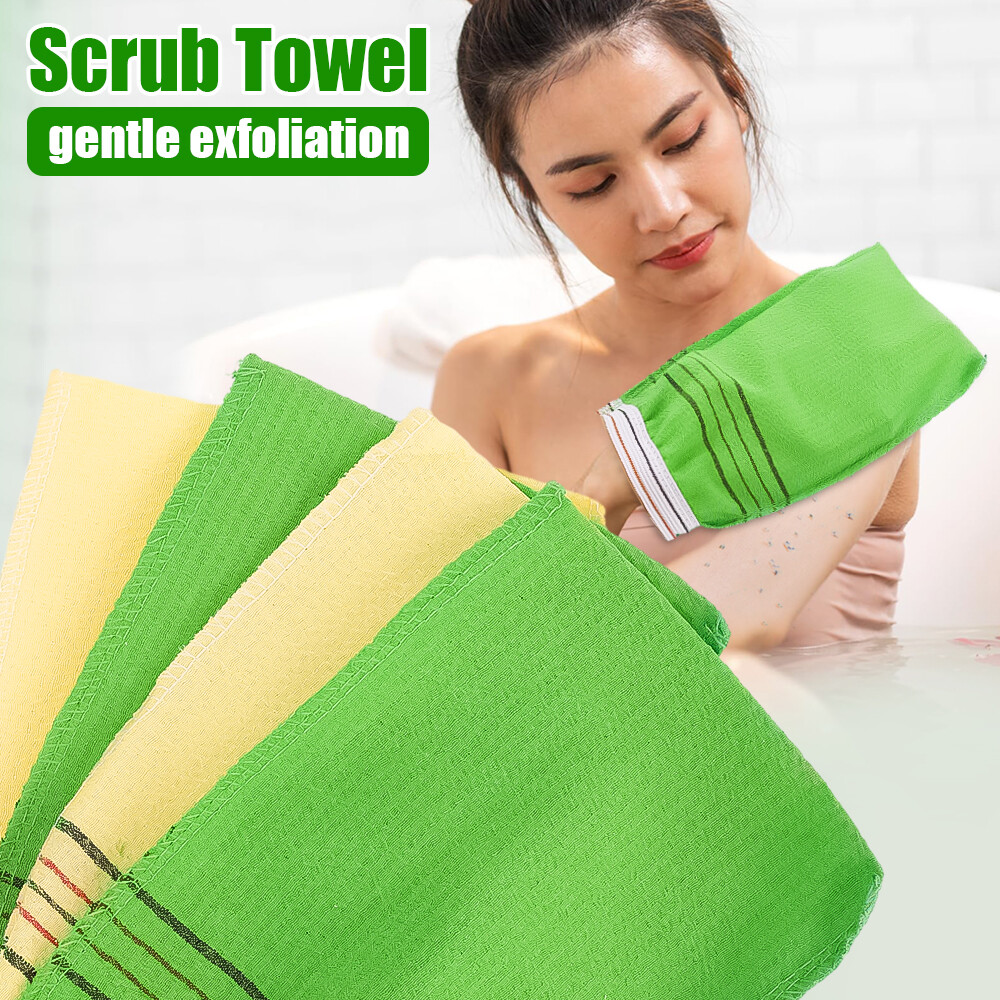 Bathing Gloves Single Layer Rubbing Dead Skin Exfoliating Bathing Gloves Bathing Applicator Towel
