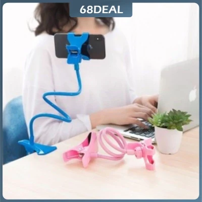 【Johor Stock】Adjustable Angle 360 Degree Rotating Flexible Desktop Long Arm Lazy Phone Holder Grip with Clip