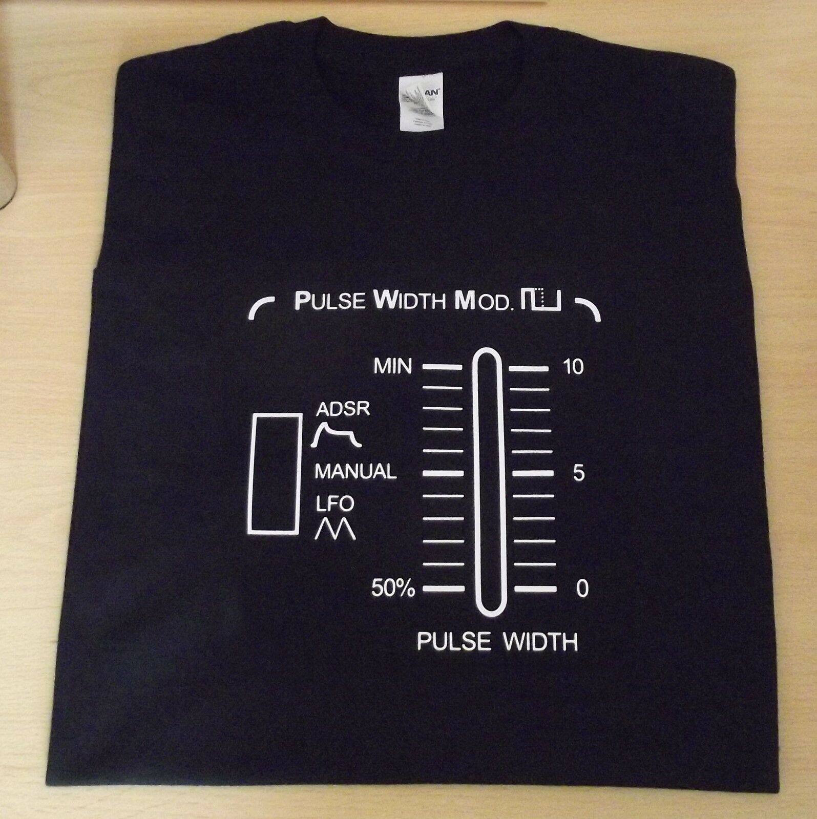T Shirt Synth Desain Modulasi Lebar Pulsa PWM Synth Desain 2 S M L XL XXL