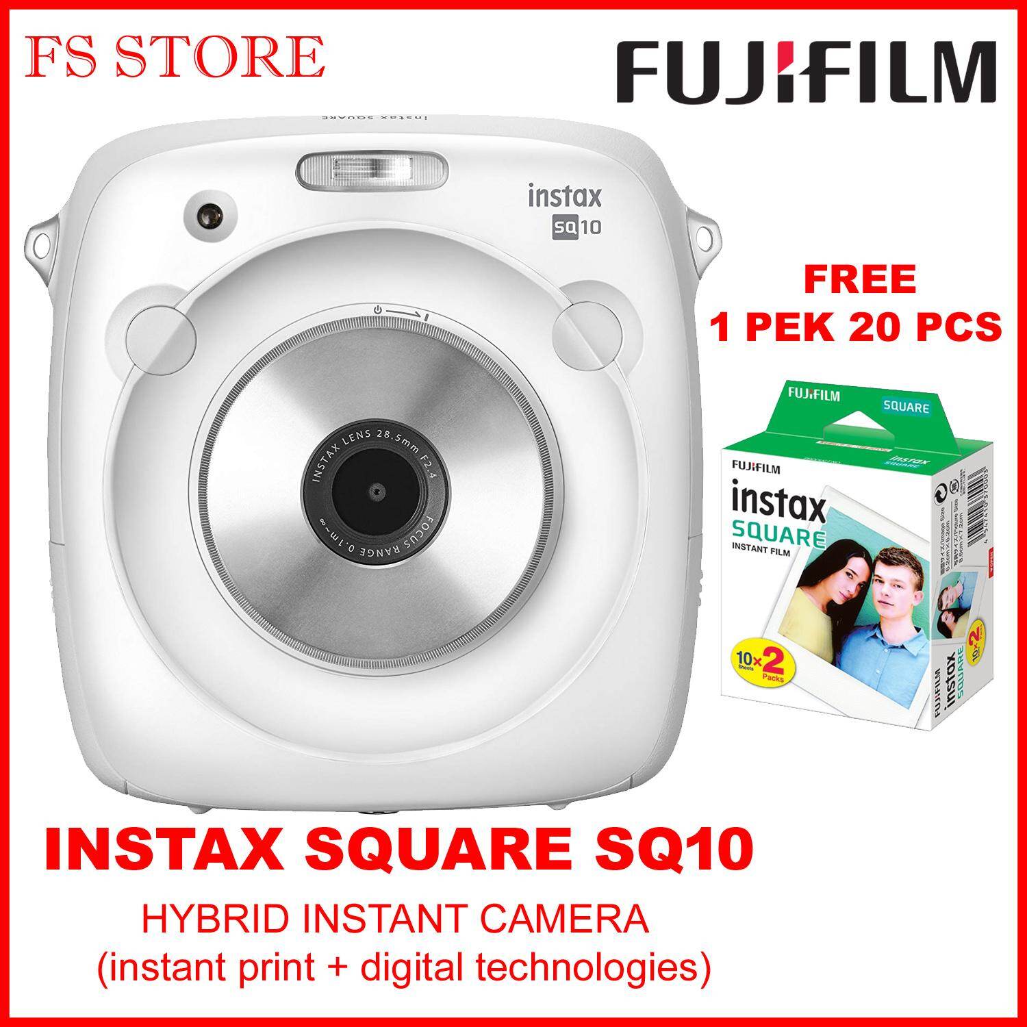 Review Fujifilm Sq 10 Sq10 Hybrid Fujifilm Instax Square Sq10