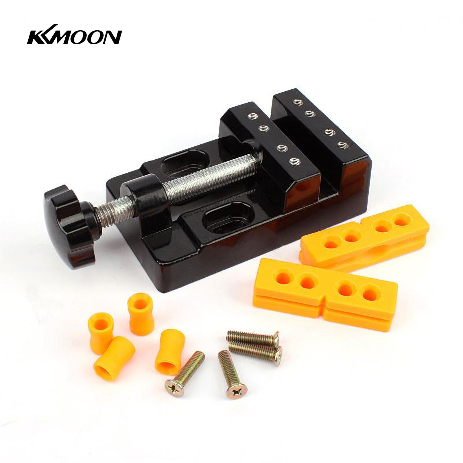 KKmoon Mini Flat Clamp 57mm Flat Bench Vise Multifunction Bench Clamp Mini Drill Press Vice Tool for DIY Woodworking Sculpture Craft Carving