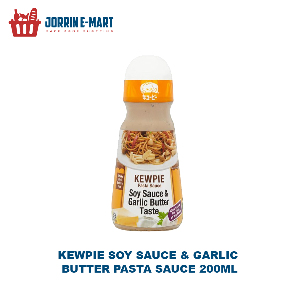 Kewpie Soy Sauce & Garlic Butter Pasta Sauce 200ml Lazada