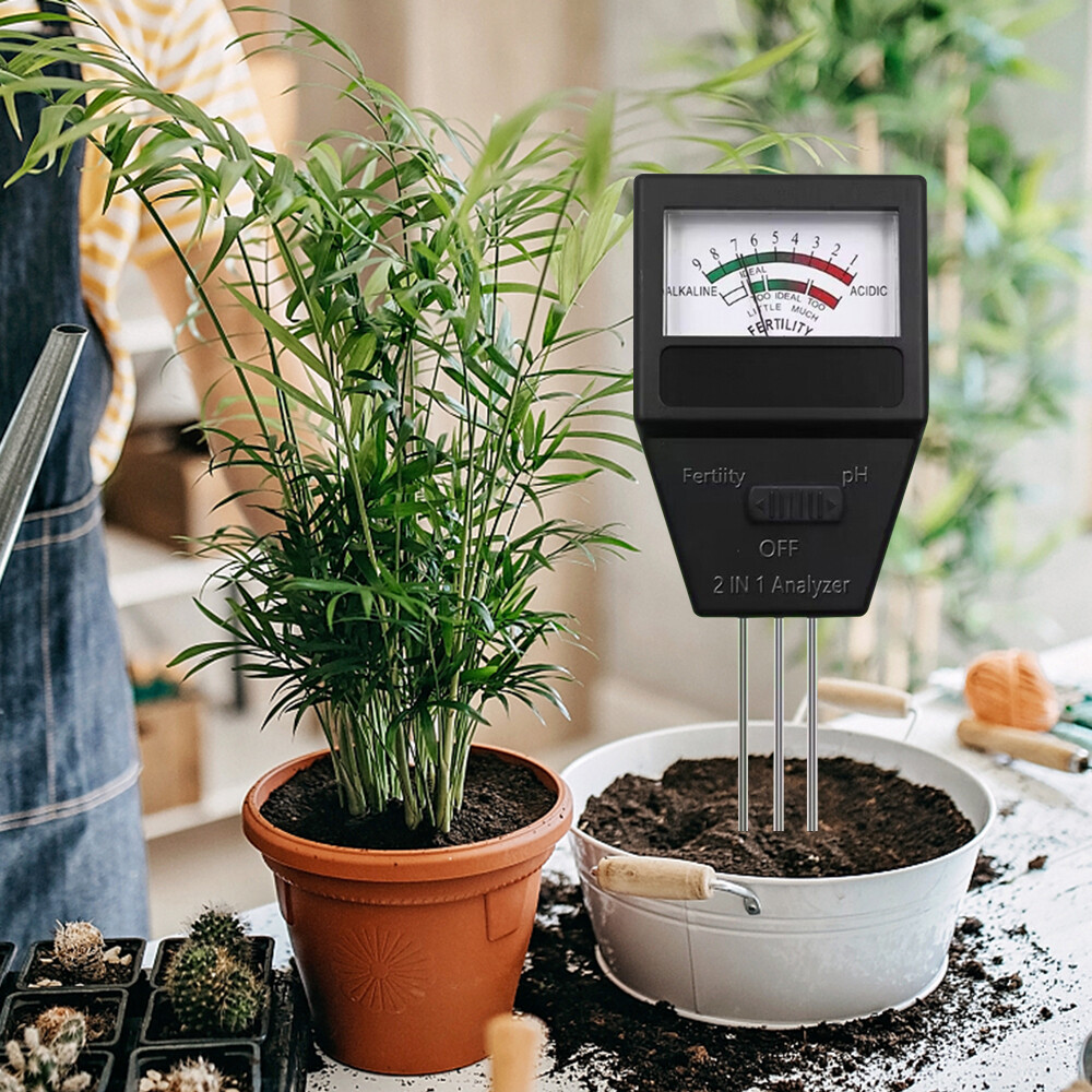 Voktta hai trong một đất màu mỡ đất Detector Đồng hồ đo độ PH
