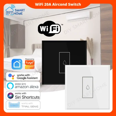 Tuya Wifi 20A Air-Cond/Water Heater Smart Switch Smart Home Smart Life Alexa Google Home Assistant Tmall Genie Siri