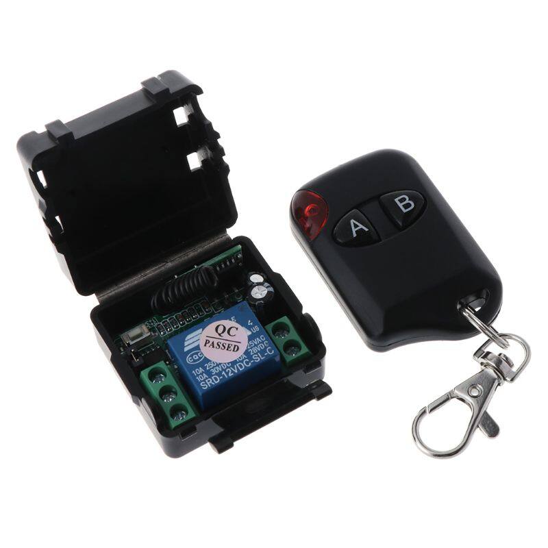 1Set DC12V-24V Wireless Remote Control Switch 2CH Relay Receiver Module RF Transmitter 315Mhz/433Mhz