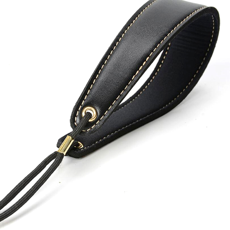 Ginni Adjustable Saxophone Neck Padded Leather Strap Sax Harness Hanging Belt Strap
