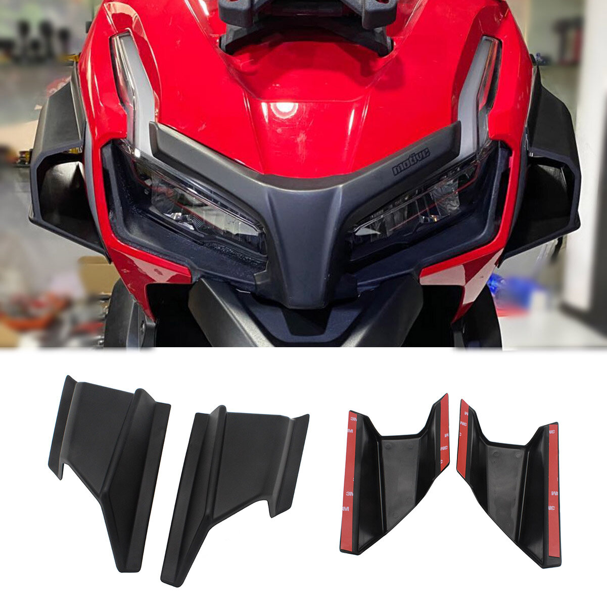 Tấm Che Gió Bên Cánh Xe Máy SEMSPEED, Tấm Bảo Vệ Viền Gió Cho Xe Honda ADV150 ADV 150 2019-2020