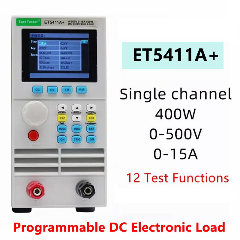 ET5410A Single Channel Programmable DC Electronic Load Battery et5410a-single-channel-programmable-dc-electronic-load-battery