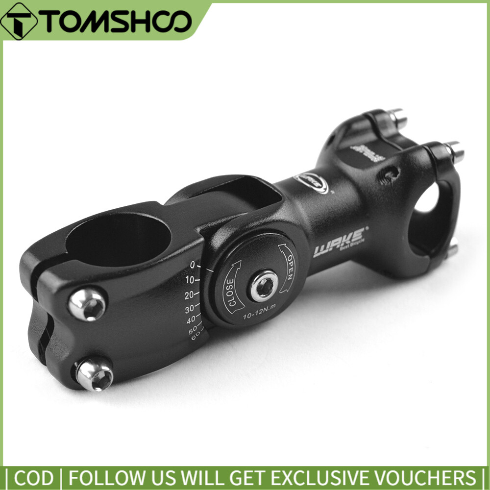 25.4 * 90mm 60 Degree Adjustable Bike Stems Aluminum Alloy Stems MTB Mountain Bike Road Bicycle Handlebar Stem Riser A820