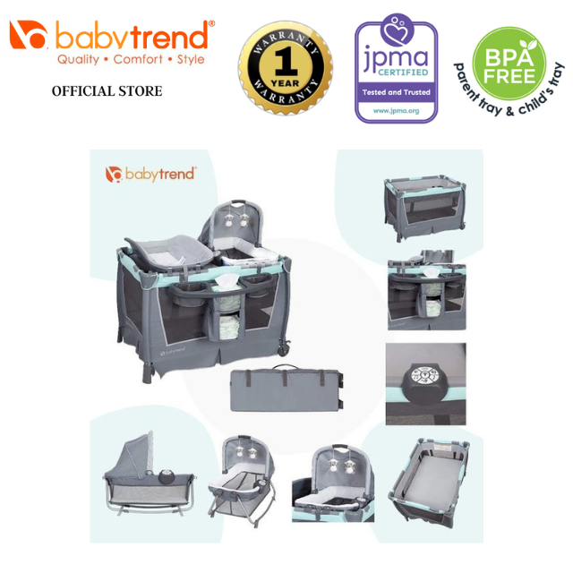 Baby Trend Trend-E Nursery Center - Hint Of Mint (1 Year Warranty