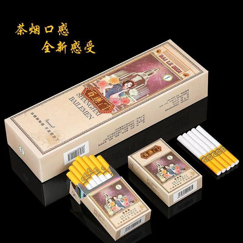 Gambar Panas Menjual Asap Teh Merokok Teh Rasa Bercampur Lelaki dan Wanita Kesihatan