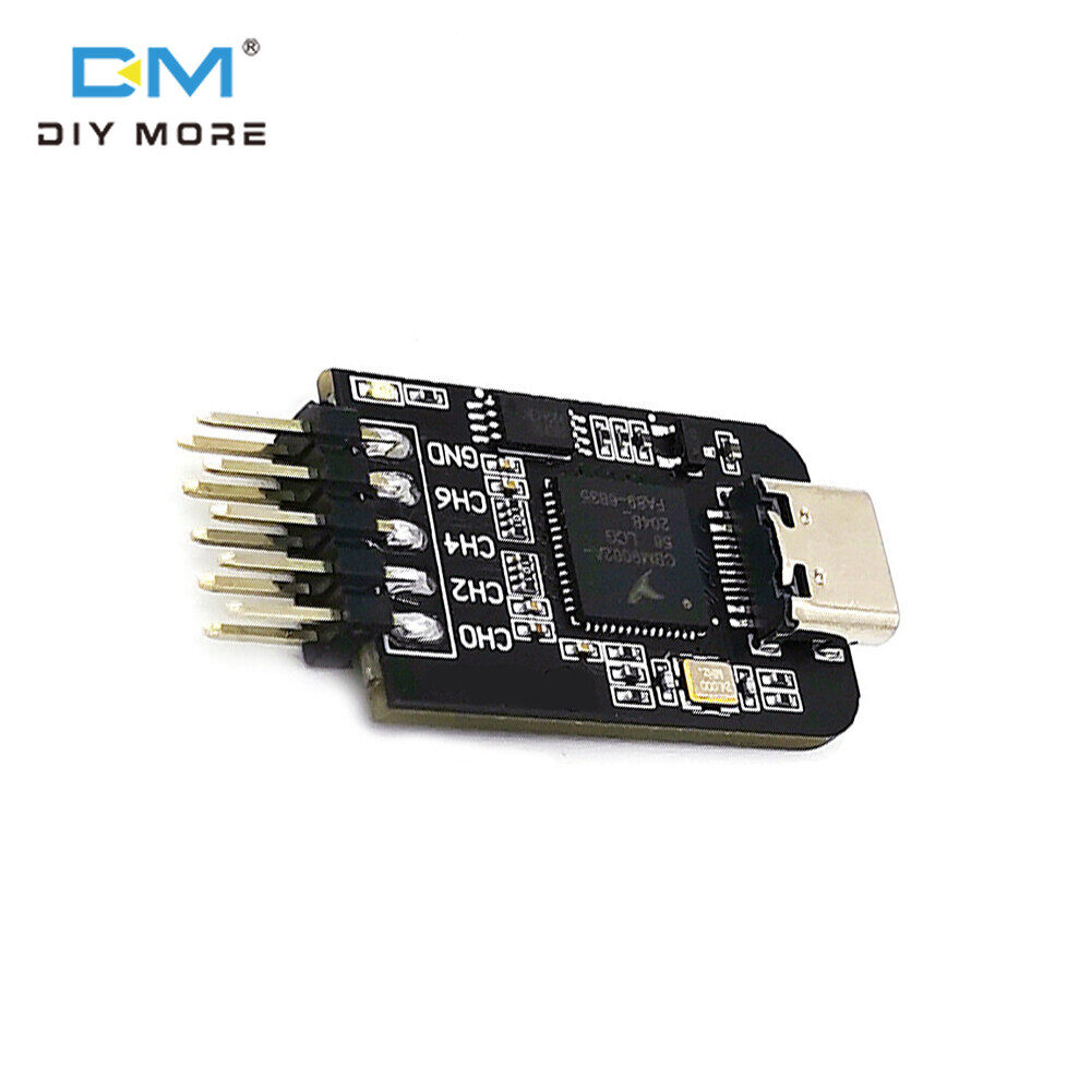 diymore Máy Phân Tích Logic Mini Công Cụ Gỡ Lỗi MCU ARM FPGA Giao Diện Type-C Bảng Phát Triển 8 Kênh Lấy Mẫu 24M/Đốt/Mô Phỏng/Lập Trình Viên