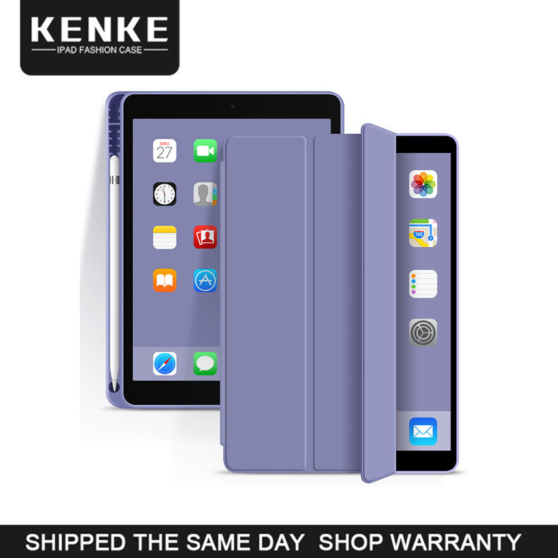 Ốp iPad KENKE Ốp Silicon Mềm, Bao Da Nhân Tạo Pu Tấm Lót Làm Mát Hình Tổ Ong Ngủ Và Thức Dậy Thông Minh Cho iPad 10.5 Air 3 Air 5 iPad gen 9 2019 Gen 8 Th Gen 10.9 Air 4 2020 Pro 11 2021 Pro 12.9 iPad 9.7 5 Th 6 Th 2018 iPad Mini 5