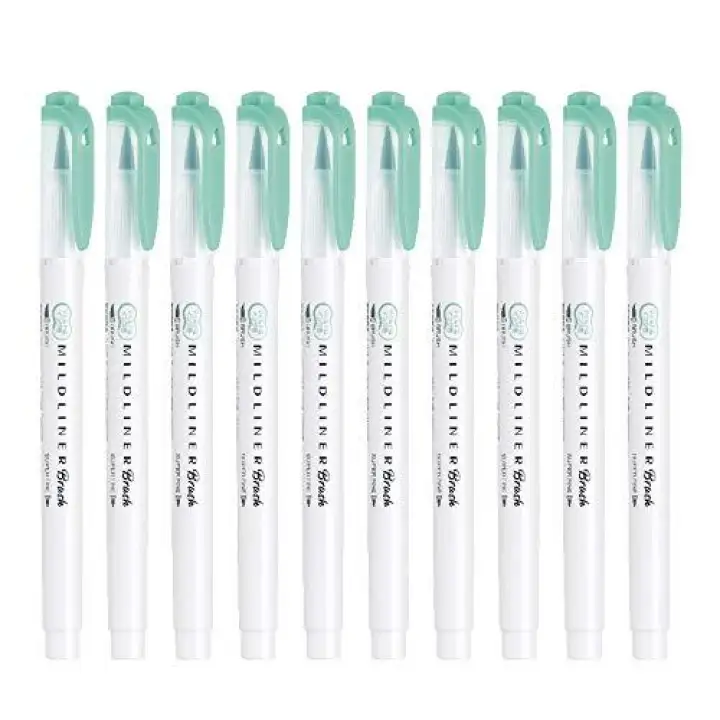 Zebra Highlighter Mild Liner Blush Mild Blue Green 10 B Wft8 Mbg Lazada Singapore