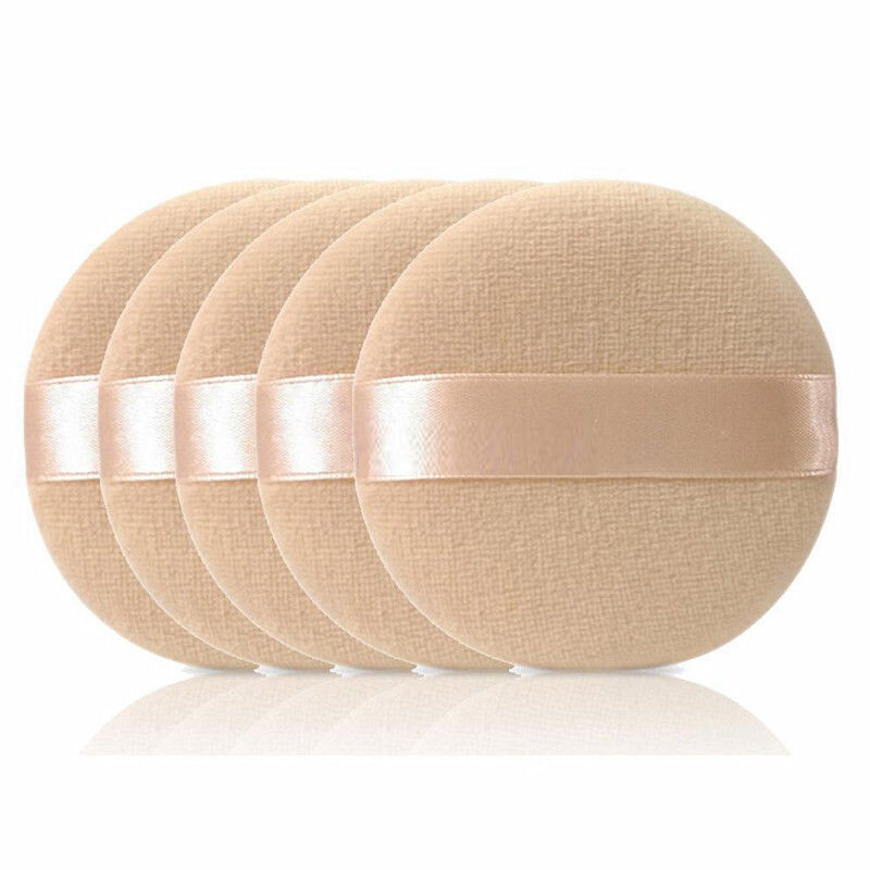 10pcs Professional Round Shape Facial Face Body Powder Foundation Puff Portable Soft Cosmetic Puff Makeup Foundation Sponge
