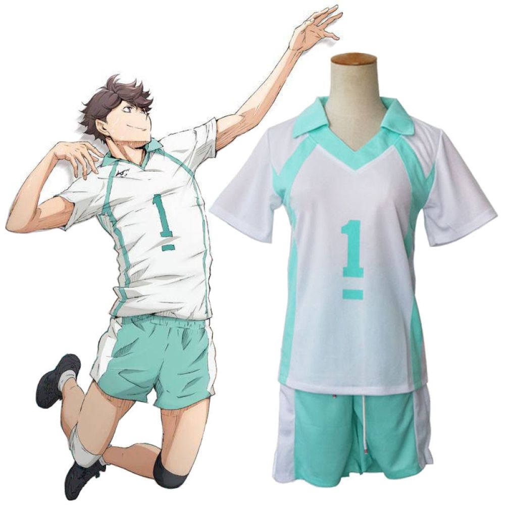 TWSTIV Shiratorizawa - playera de voleibol para cosplay de escuela secundaria TWSTIV Shiratorizawa - playera de voleibol para cosplay de escuela secundaria