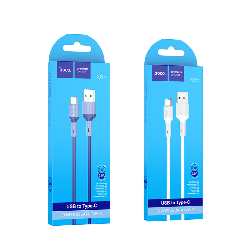HOCO Cáp X65 Type C Chính Hãng Cáp Sạc USB Nhanh Cáp Micro USB 3A, Cho Điện Thoại Di Động Samsung Huawei Xiaomi USB C