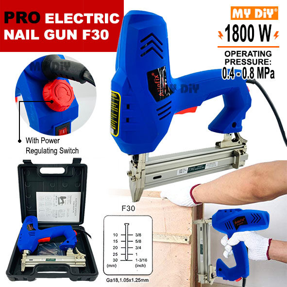 MYDIY Online2u ALLEFIX PRO ELECTRIC NAIL GUN F30 1800W ELECTRIC
