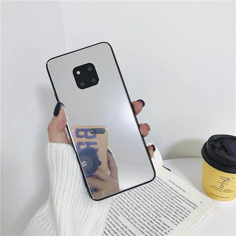 Shock-Proof Casing Ponsel untuk OPPO R9 R11 SP F3P R15 Pro R17 Mewah Membuat Cermin Gadis Kaca Ponsel Penutup Belakang