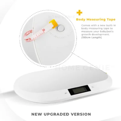Digital Smart Baby Weighing Scale Electronic High Precision Tare Weight 20KG by Home Genie