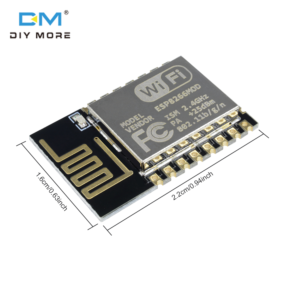 diymore Mô-đun Thu Phát WIFI Không Dây ESP8266 ESP-12E Cổng Nối Tiếp AP + STA Esp8266 Wifi Nối Tiếp Model ESP-12 ESP-12E Esp12e