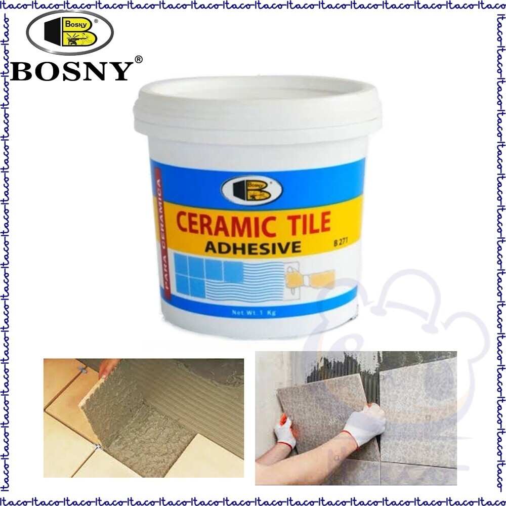 BOSNY Ceramic Tiles Adhesive B271 For Ceramic Wall Floor Tiles Mosaics ...